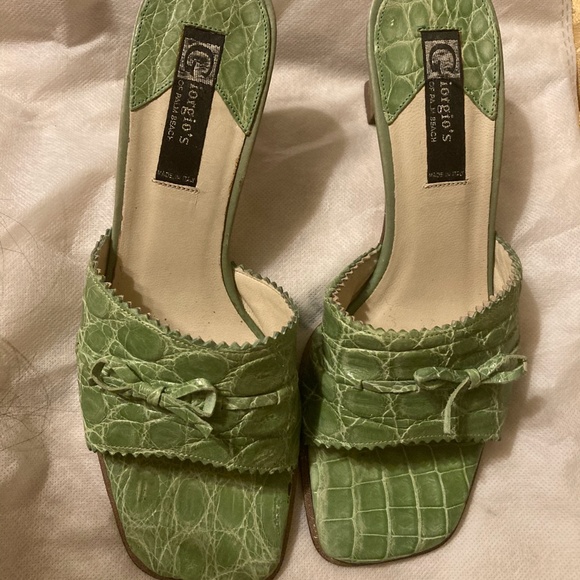 New Giorgio’s of Palm Beach real alligator shoes size 7 - Picture 2 of 2